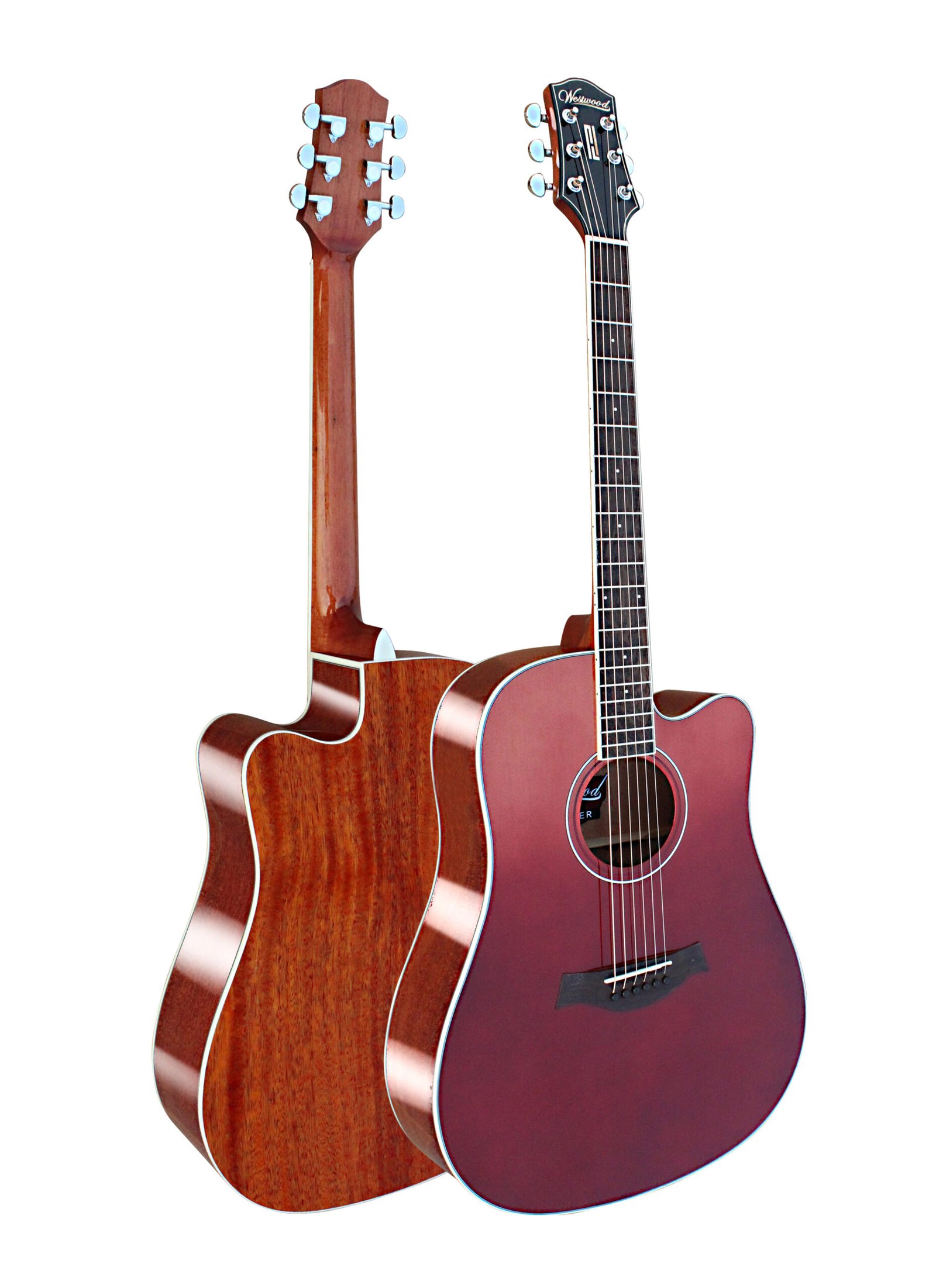 Westwood (GA-340C) Acoustic Guitar (Natural) : : Musical